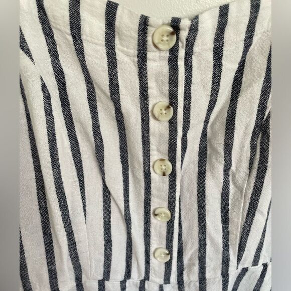 Old navy women’s xs  vertical stripes jumpsuit - Picture 3 of 8